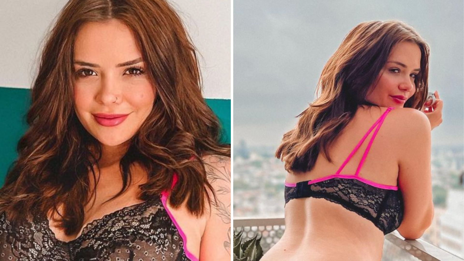 Ex-BBB Marcela McGowan posa de calcinha e sutiã totalmente transparentes: “Deliciosa”