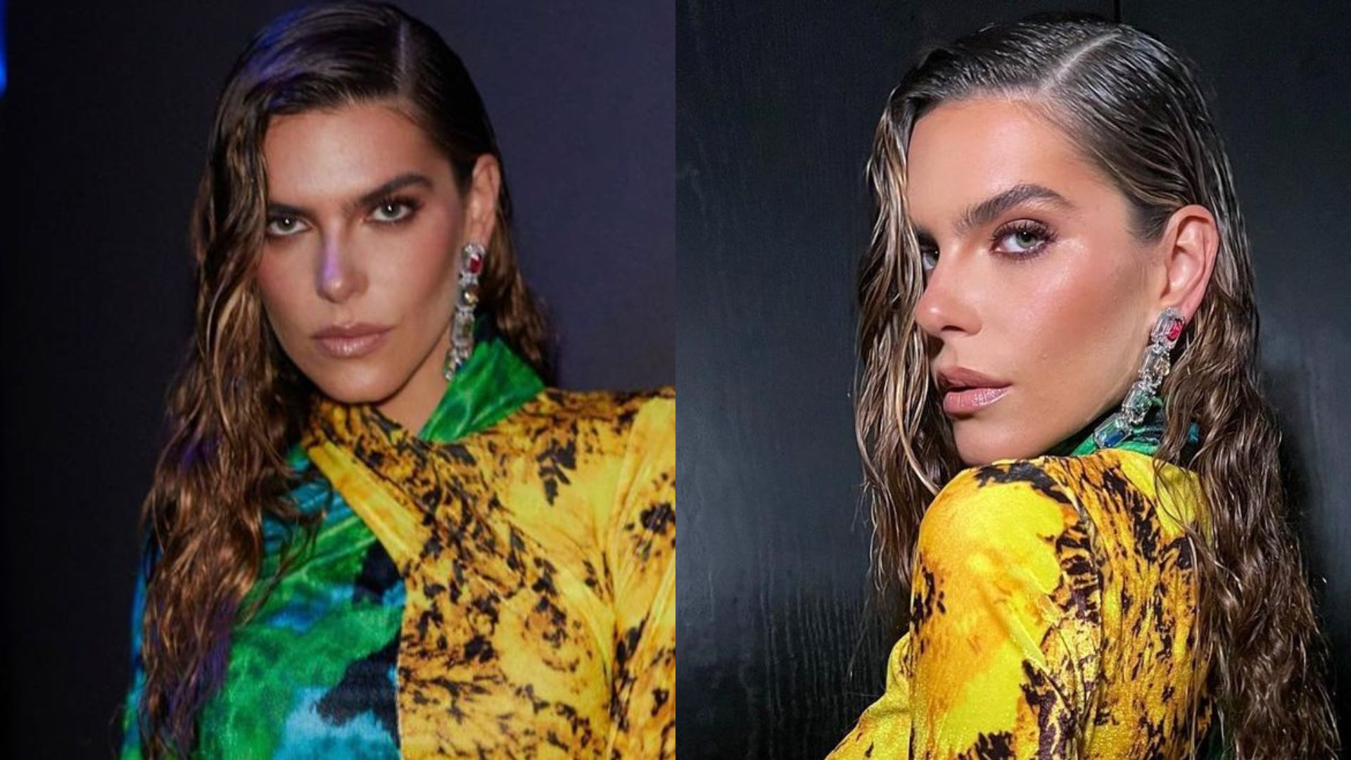 Mariana Goldfarb arrasa com vestidinho estampado e mostra pernões: “Deusa”