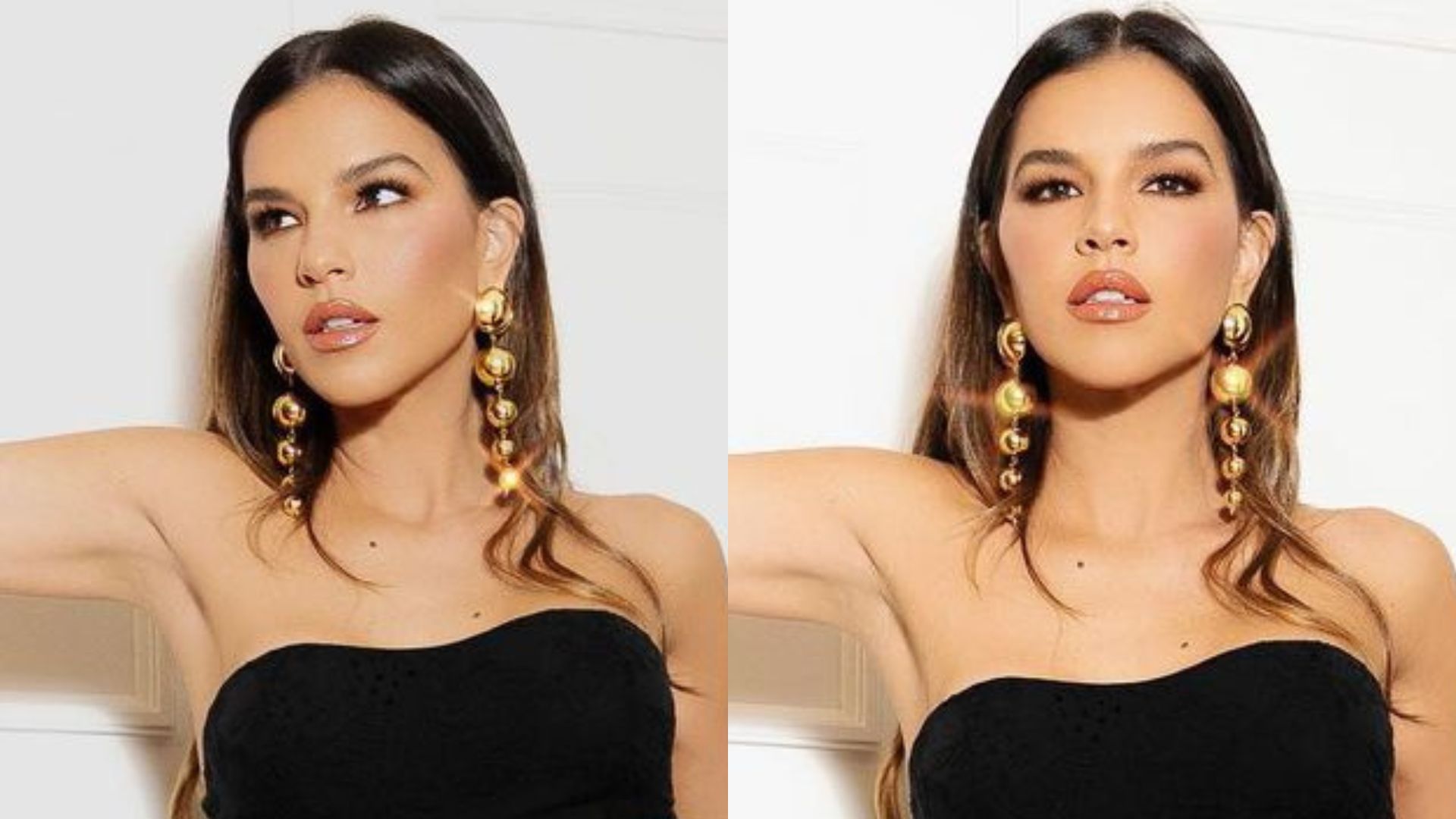 Mariana Rios esbanja elegância usando vestido aberto e encanta: “Princesa”