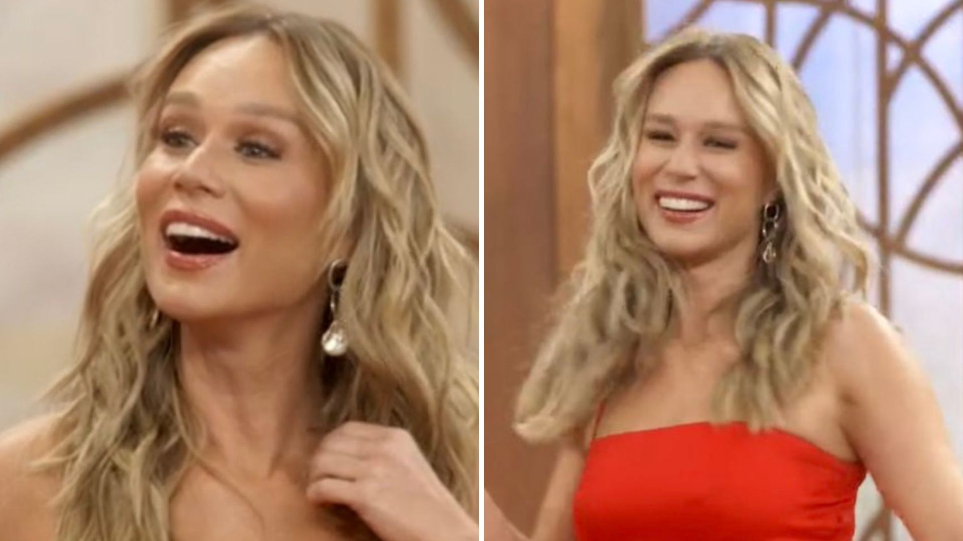 Mariana Ximenes surge só de top no ‘Encontro’ e beleza aos 41 anos choca:  “Dormiu no formol?”