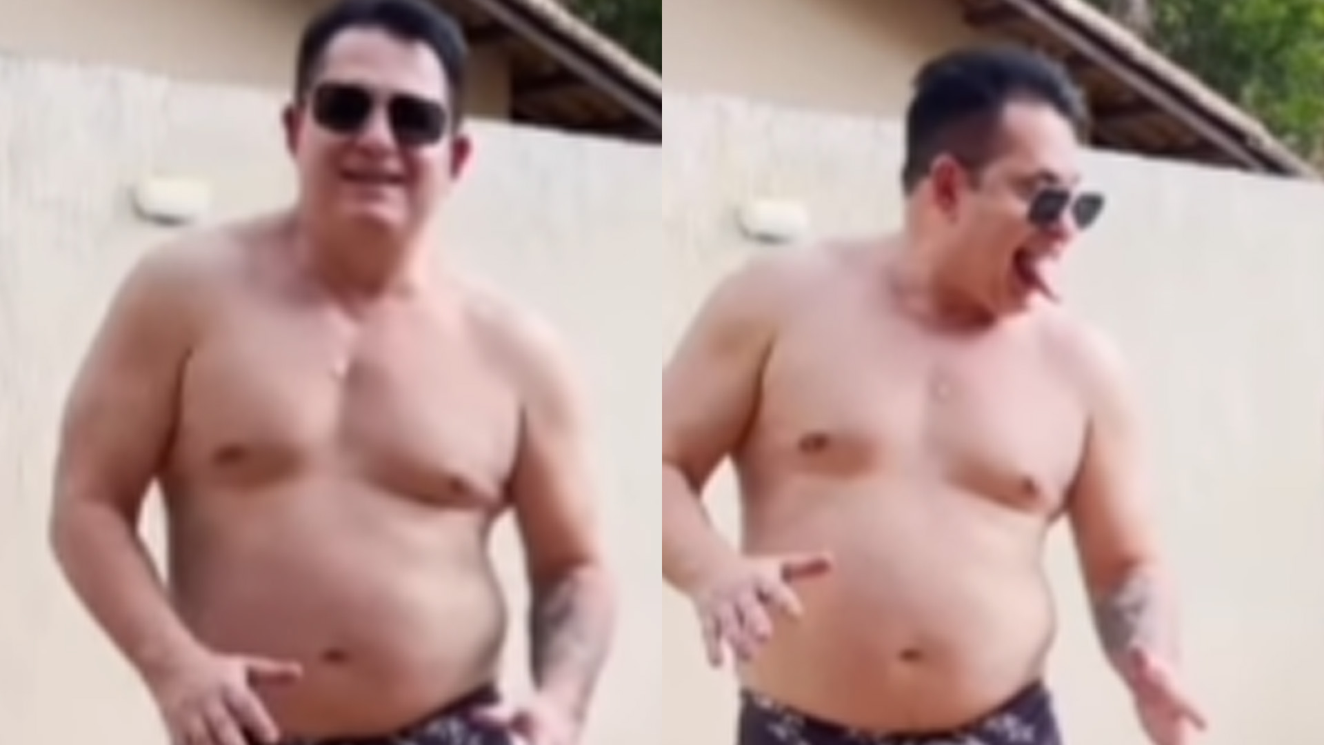Marrone dança de sunga com gostosonas e fãs se chocam com detalhe: “Que tamanho é esse?”