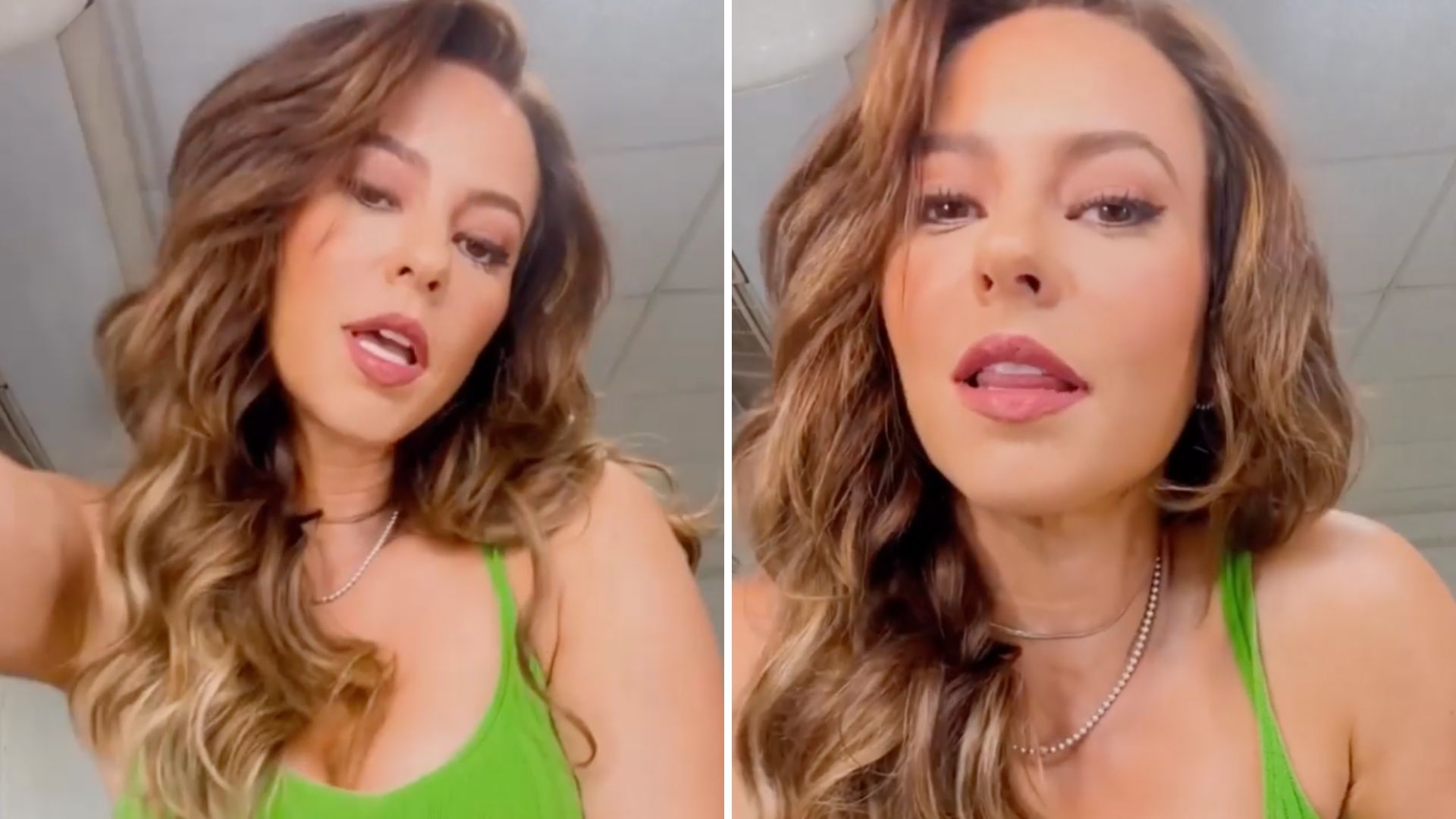 Paolla Oliveira dubla áudio picante e sensualiza com vestido sem sutiã: “Que saúde”