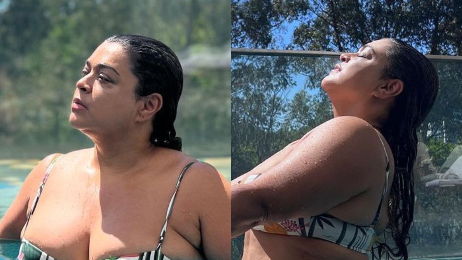 De biquíni, Preta Gil sensualiza na piscina e mostra corpão real: “Gostosa”