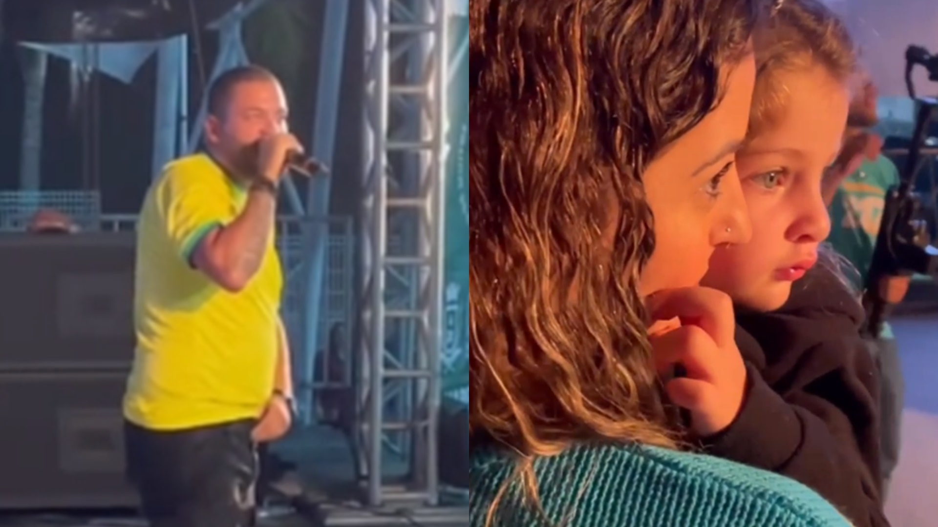 Projota se emociona e detona ao realizar sonho envolvendo a filha: “Todos os filhas da put*”