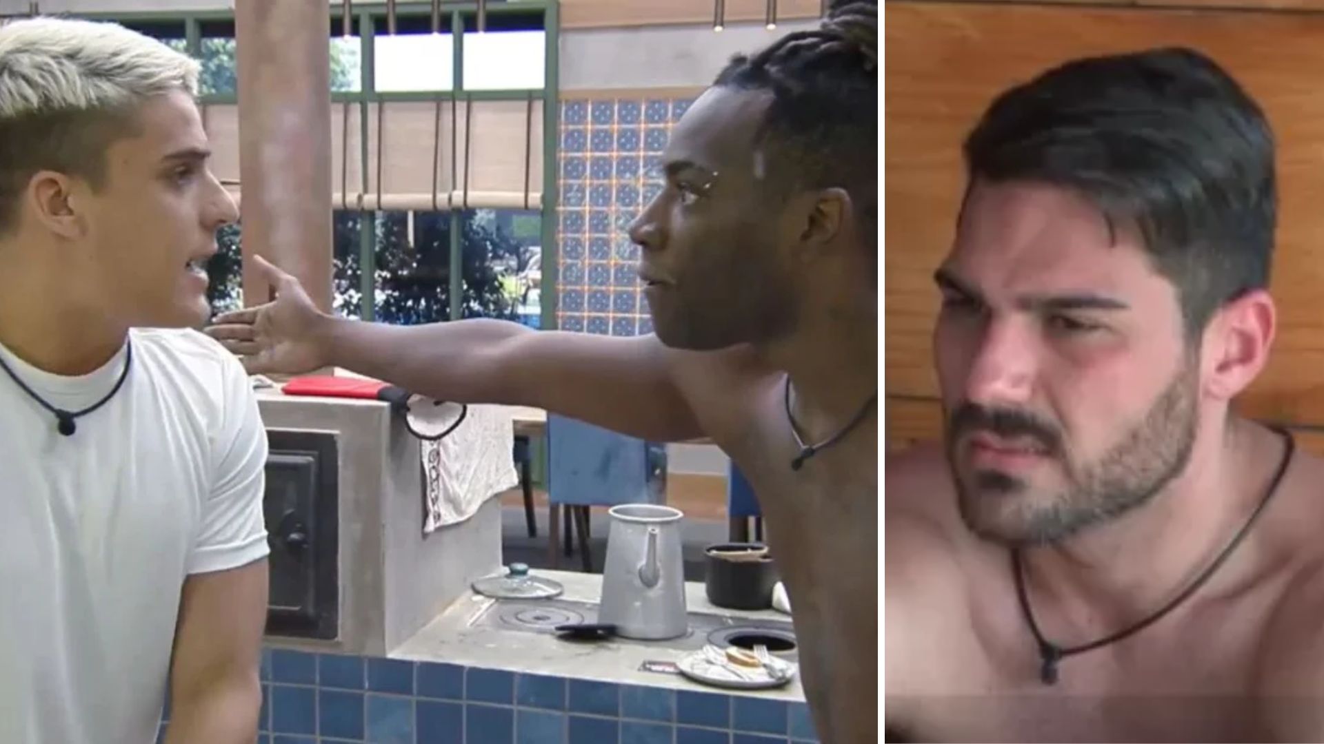 A Fazenda: Shayan acusa peão de manipular briga de Pelé e Tiago: “Está querendo”