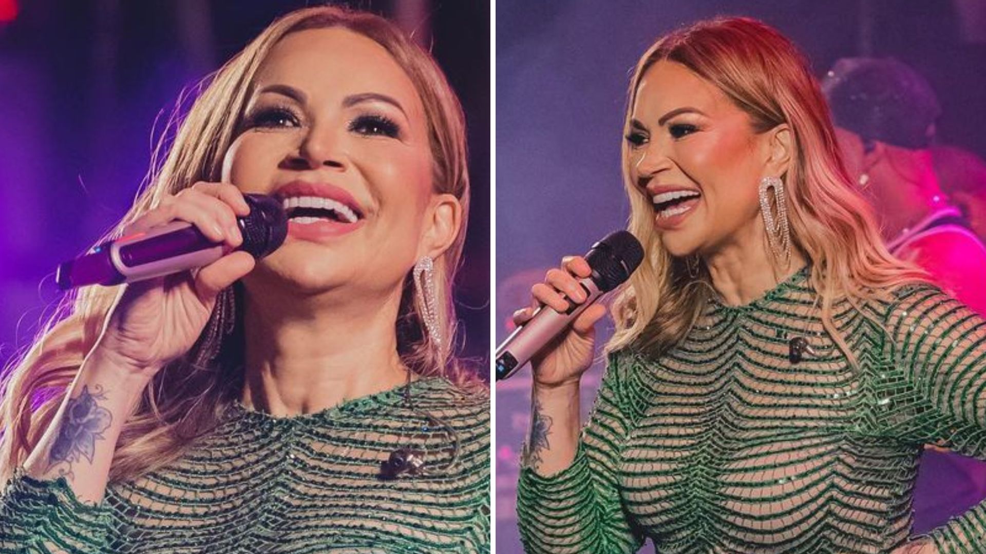 Aos 48 anos, Solange Almeida escandaliza em vestidinho transparente e marca curvas: “Musa”