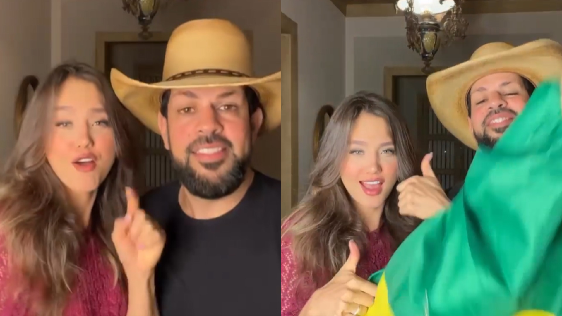 Sorocaba e Biah Rodrigues surgem em vídeo e declaram voto para candidato: “Confirma”