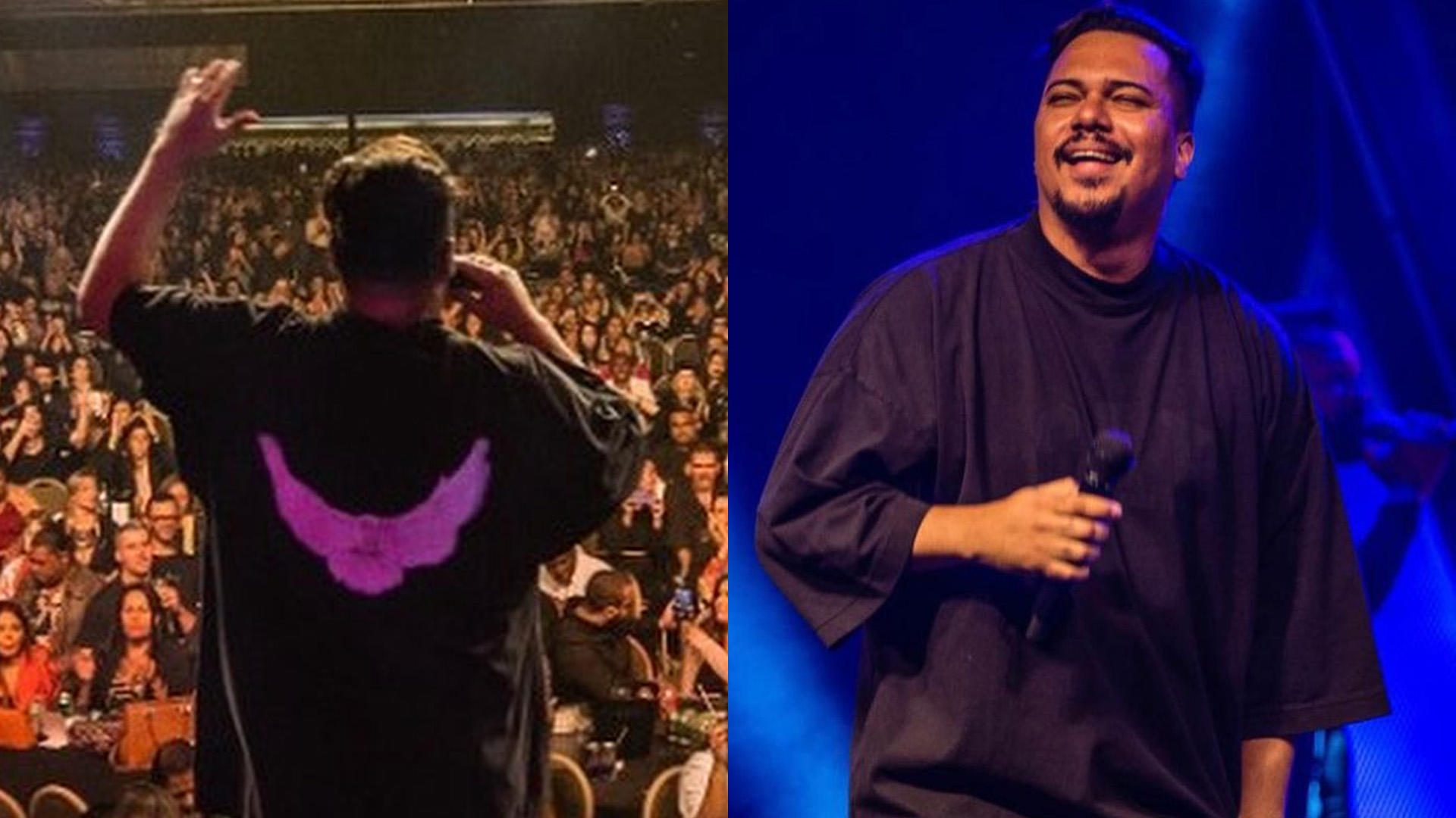 Sorriso Maroto estreia nova música em show com presença de jogadores do Flamengo