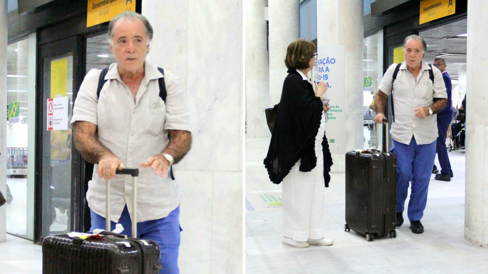 Raridade: Tony Ramos aparece ao lado da esposa com quem é casado há mais de 50 anos