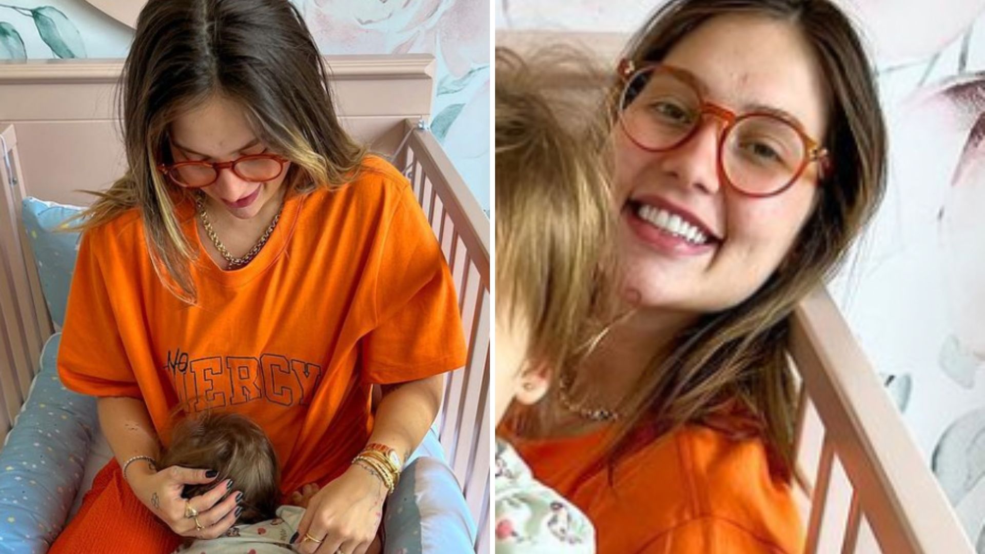 Virgínia Fonseca entra no berço e mostra Maria Alice cabeludíssima: “Linda”