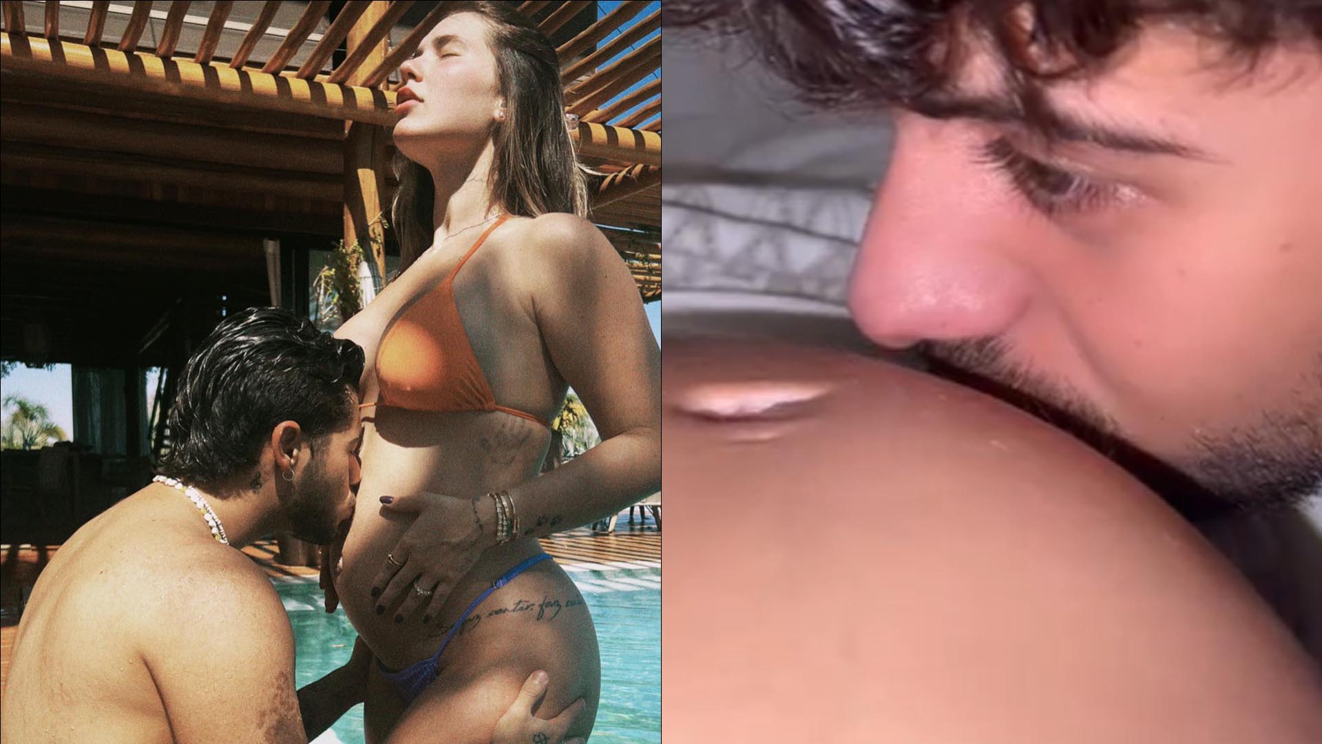 Virginia Fonseca mostra barriga mexer ao ouvir voz de Zé Felipe: “Conversando”