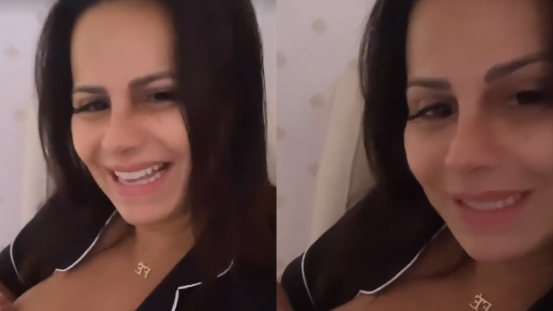 Viviane Araújo mostra bebê Joaquim apagado após mamar e se derrete: “Lindo demais”