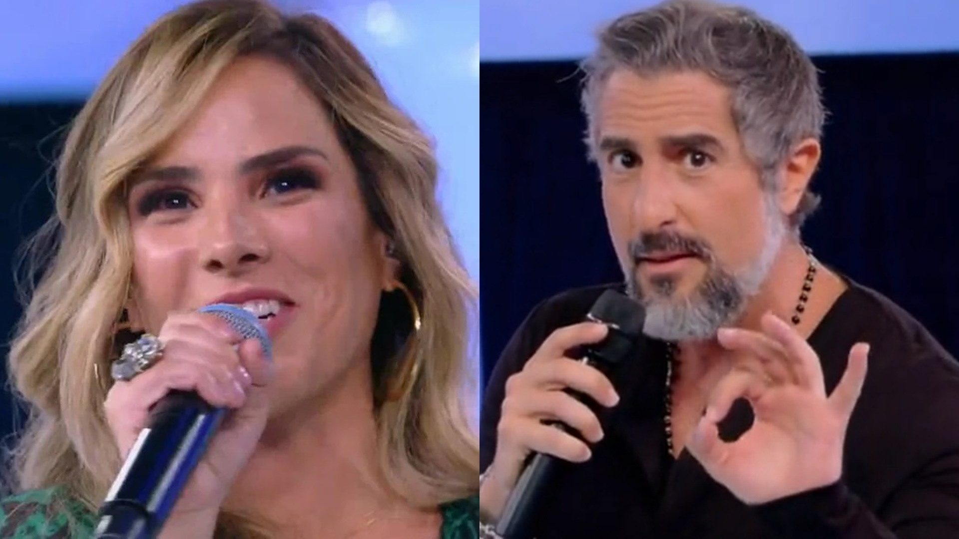 Wanessa se nega a responder pergunta sobre Dado para Mion: “A gente conversa no camarim”