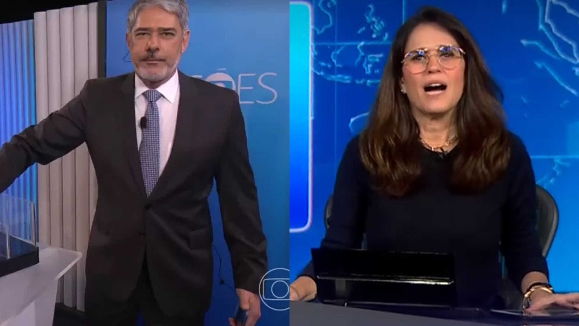 William Bonner erra nome de apresentadora e é corrigido ao vivo no Jornal Nacional