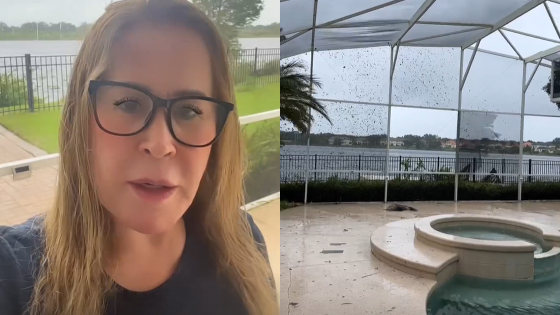 Zilu Camargo expõe mansão destruída após passagem de furacão pelos EUA: “Arrancou tudo”