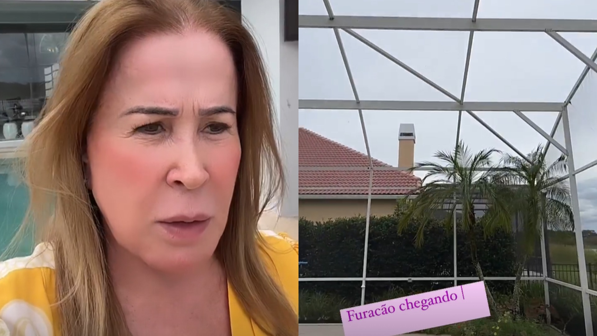 Zilu Camargo detalha desespero e correria antes de furacão chegar em Orlando: “Dá medo”