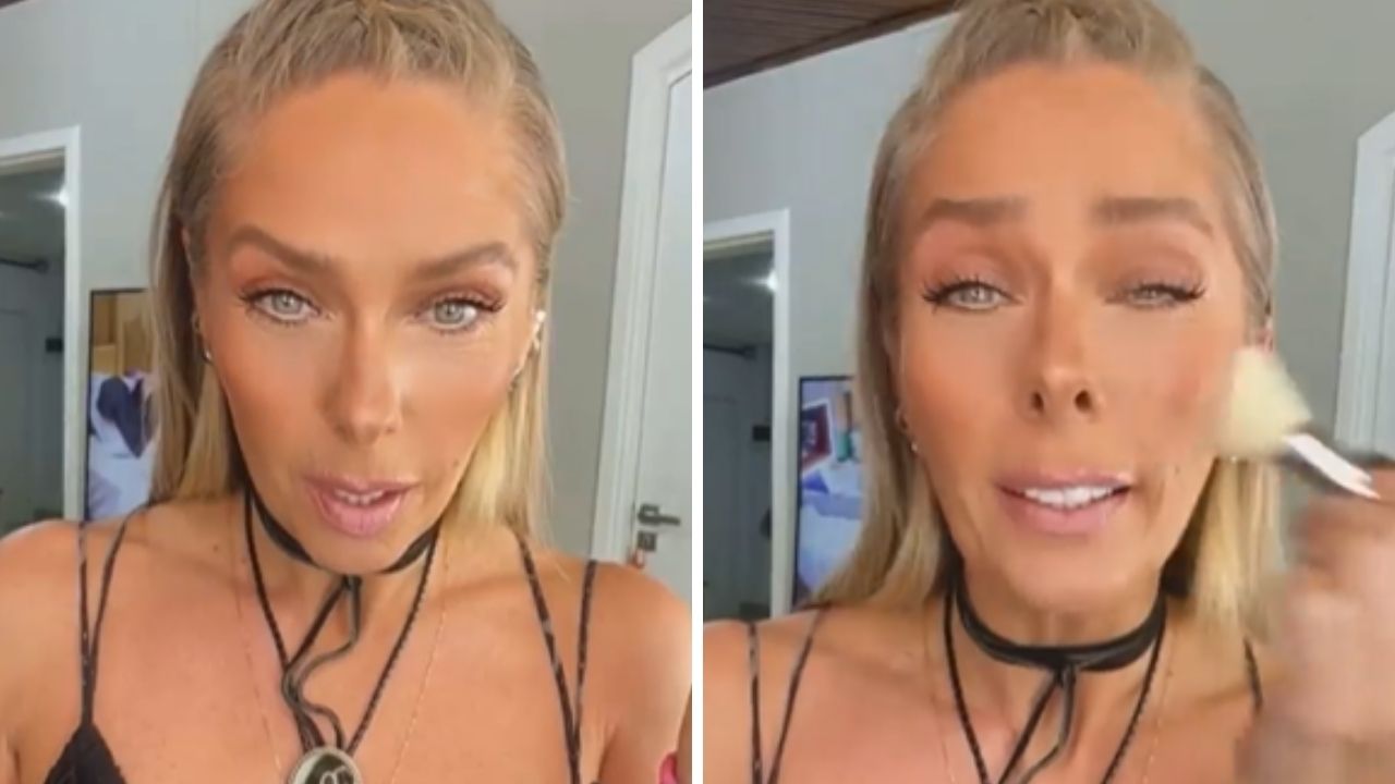 Grávida? Adriane Galisteu dá resposta irônica após internautas suspeitarem de barriga: “Só eu estou vendo?”