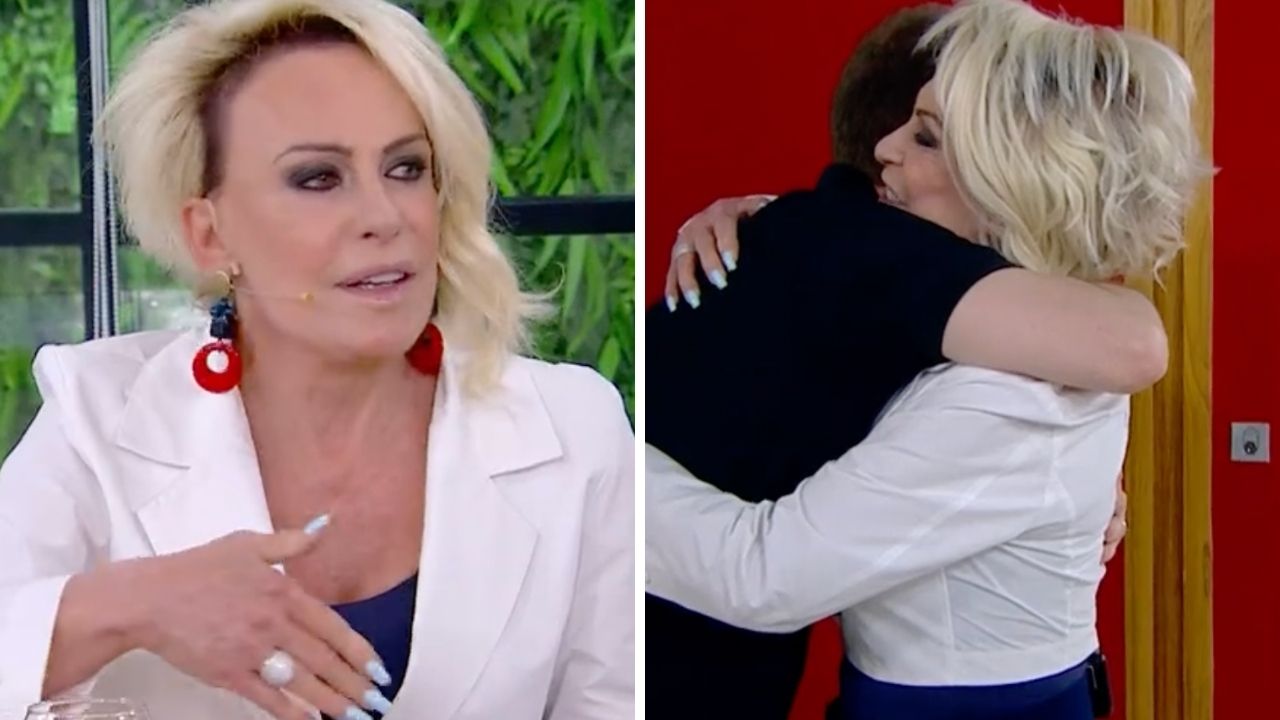 Ana Maria Braga abraça Tiago Leifert e se curva ao caráter do apresentador: “Não vou esquecer essa data”