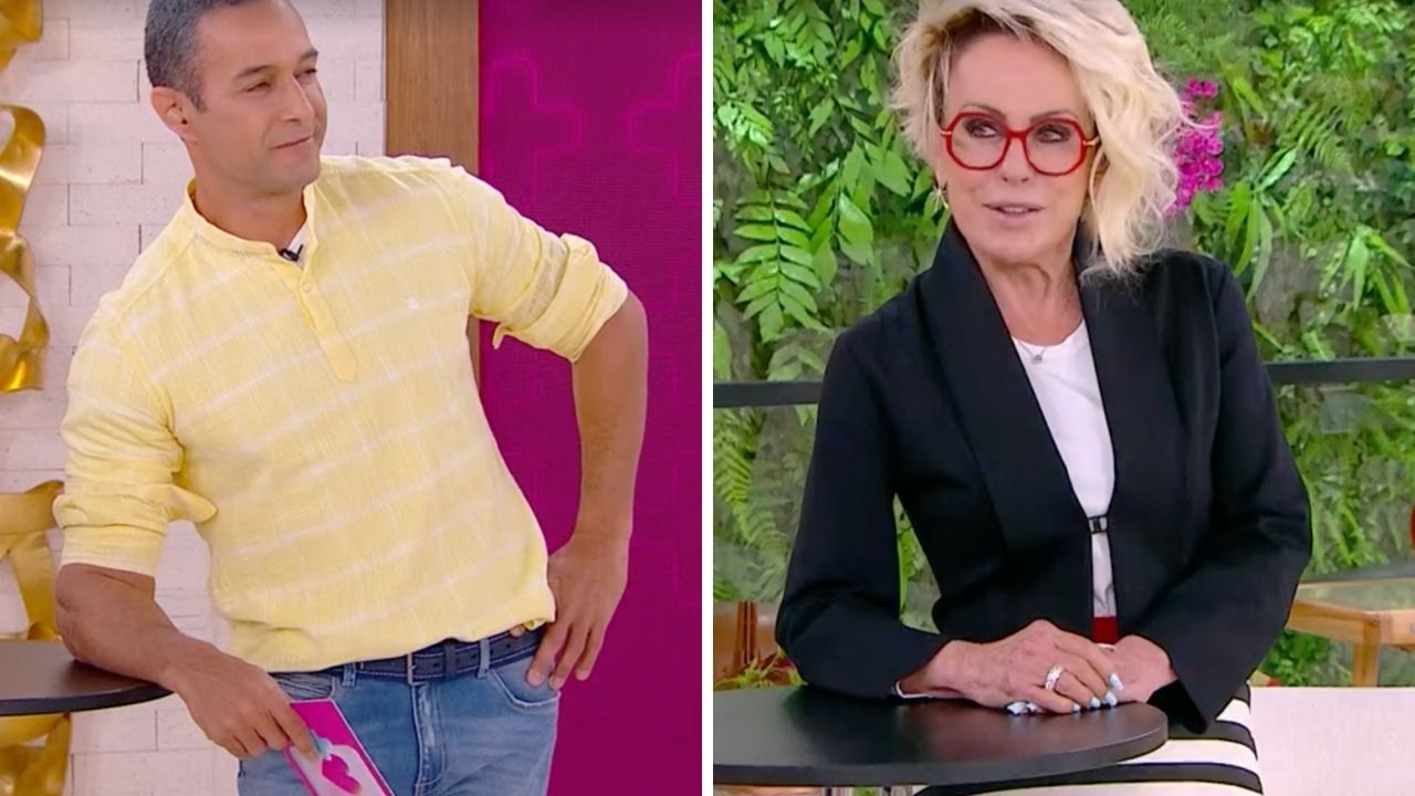 Ana Maria Braga dá um fora em repórter após ele pedir pra sentar na mesa: “Que falou que eu ia te convidar?”