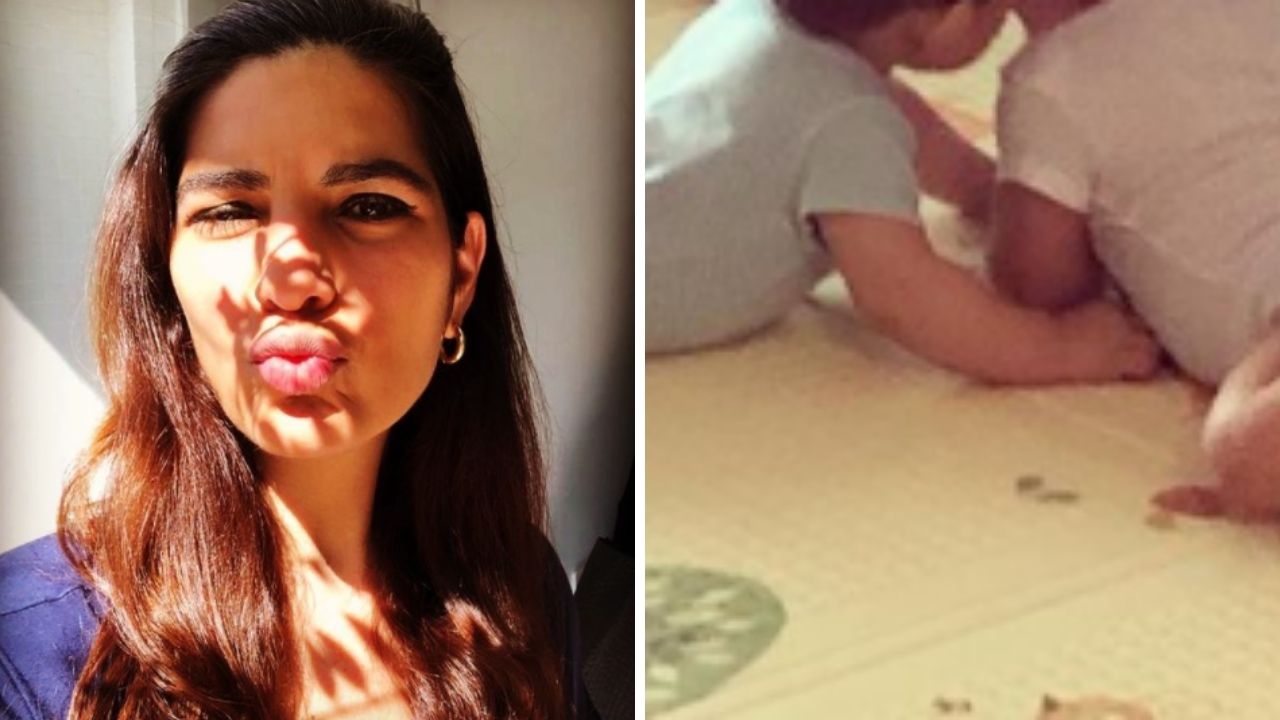 Mãe coruja! Andreia Sadi se emociona ao ver filhos gêmeos interagindo e baba: “Papai e mamãe choraram”