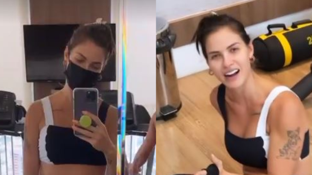 Andressa Suita encara treino pesado e mostra segredinhos para cuidar do corpão malhado: “Não tá fácil!”