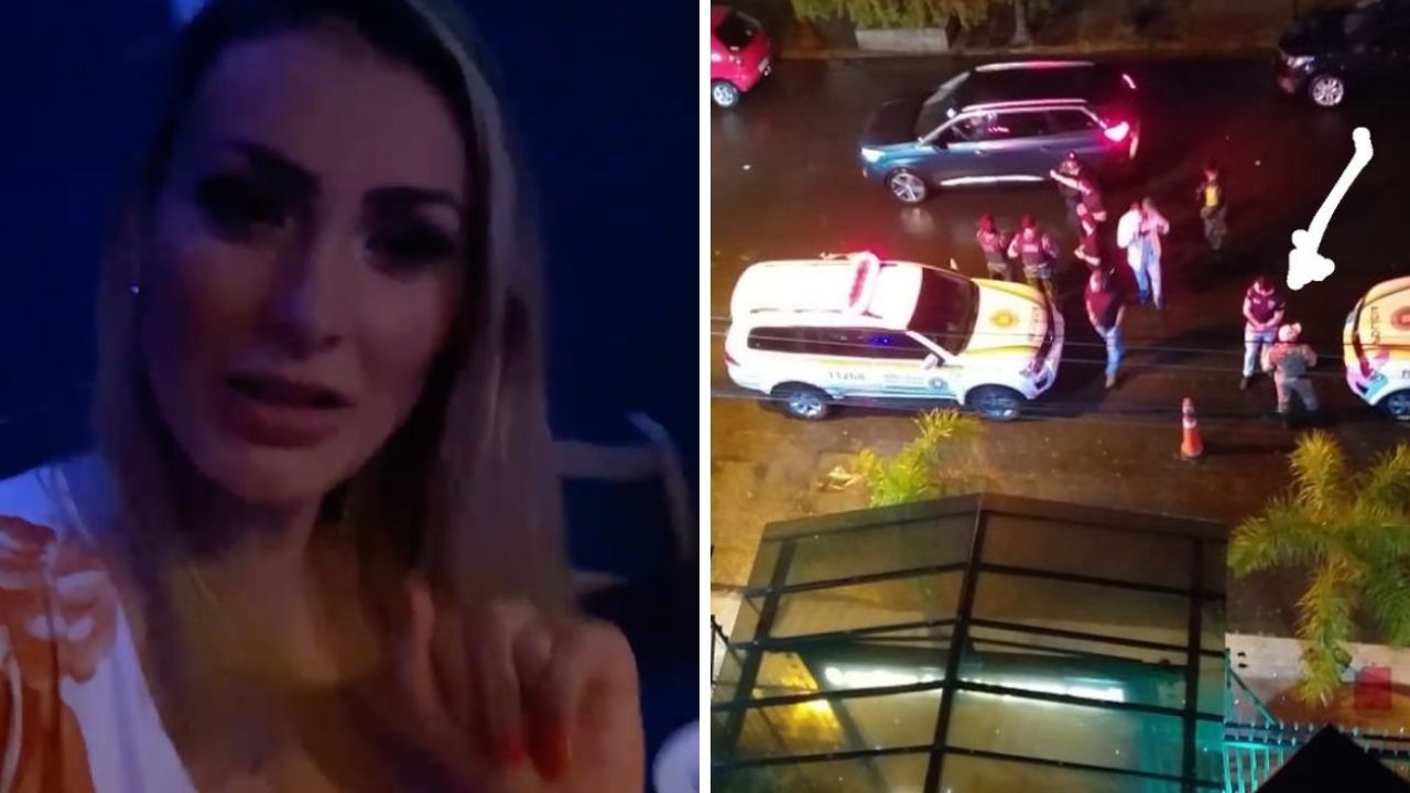 Ex-marido aparece com a polícia para retirar Andressa Urach de prostíbulo: “Vai ser assim agora”