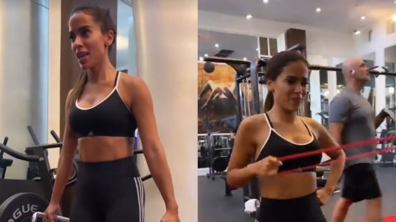 Anitta pega firme na rotina fitness e impressiona internautas com físico sarado: “Que gata!”