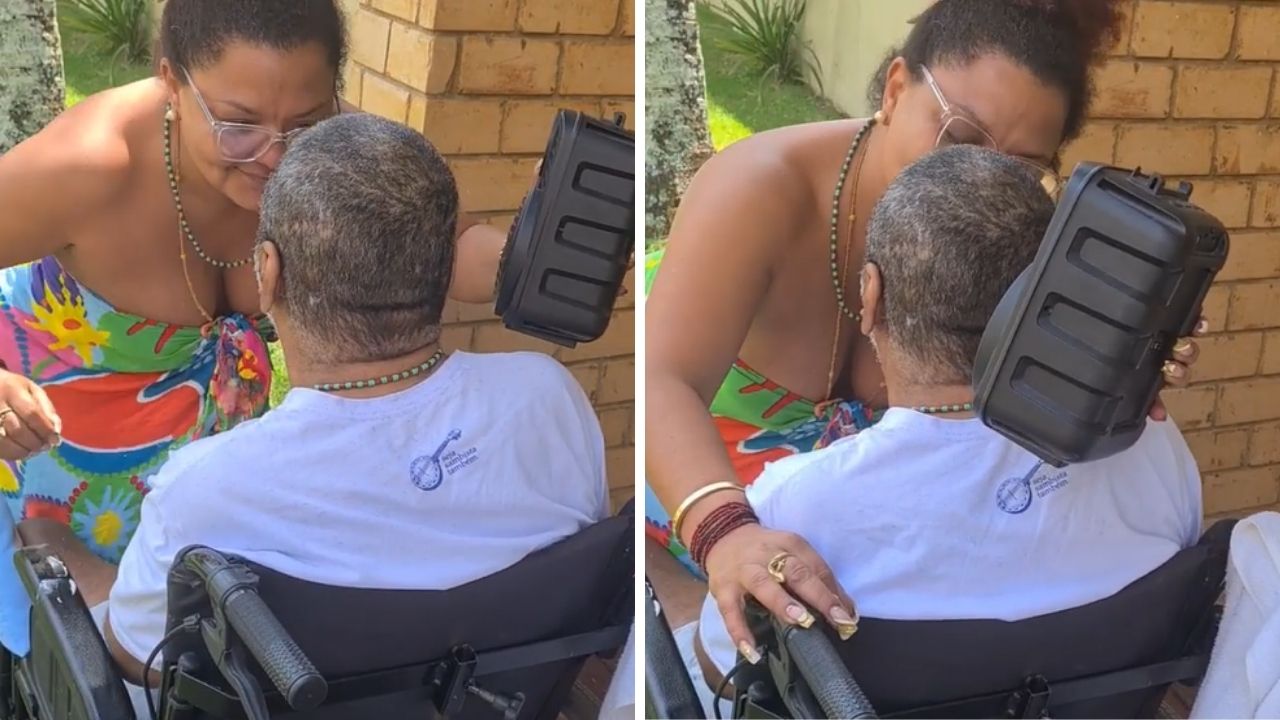 Completando 63 anos, Arlindo Cruz recebe beijos e sessão de cantoria da esposa: “Juntos até depois do recomeço”
