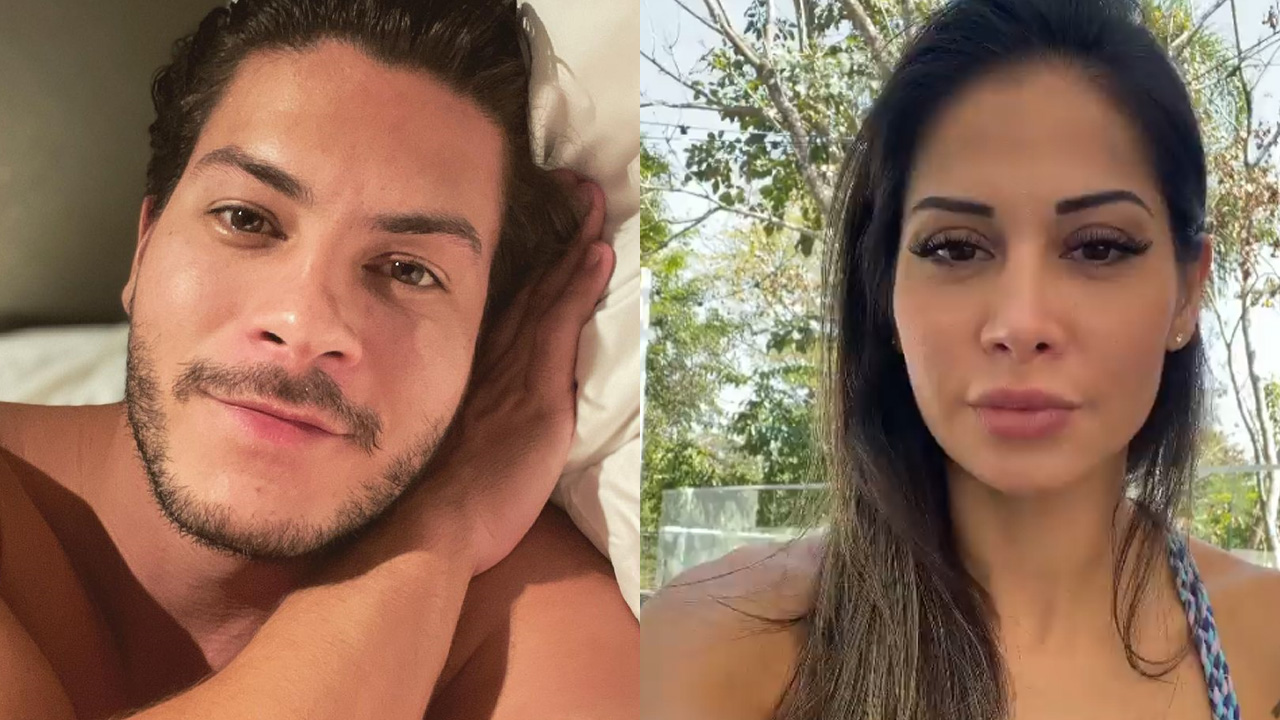 Arthur Aguiar deixa comentário apaixonado em foto de Mayra Cardi e fãs suplicam: “Volta”