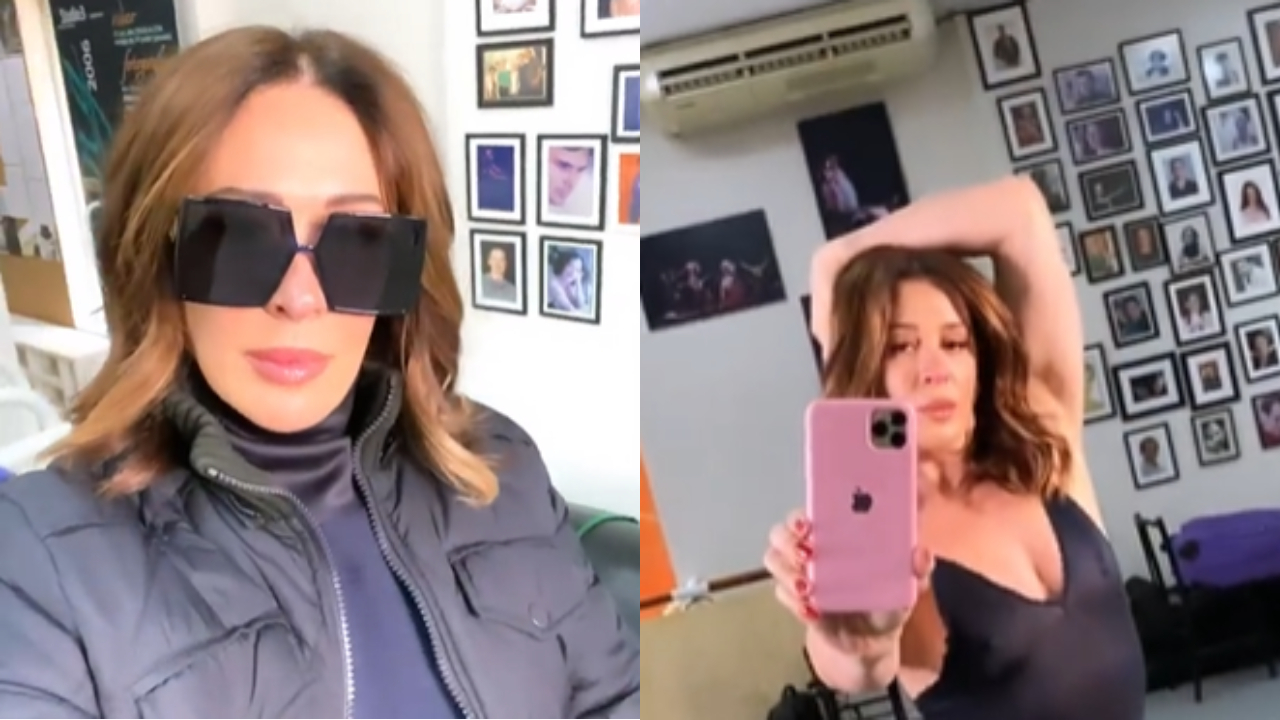 Claudia Raia surge com maiô coladíssimo durante dança sensual e coleciona elogios: ”Uma força da natureza”