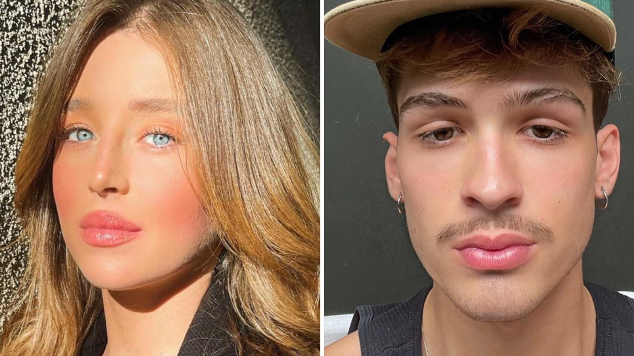 Duda Reis e João Guilherme trocam beijos em local badalado na Zona Sul de São Paulo