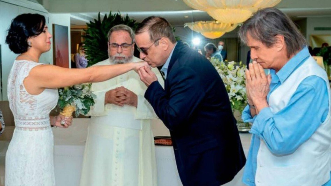 Filho de Roberto Carlos, Dudu Braga casou-se 25 dias antes da morte, na presença do pai