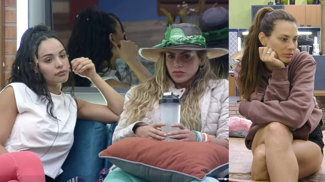 A Fazenda 13: Erika Schneider tranquiliza Aline Mineiro após beijo em Dayane Mello: “Cada um faz o que quer”