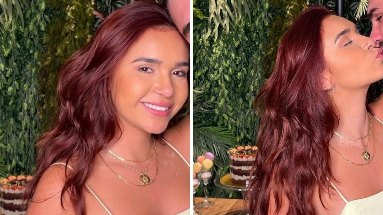 Ex-BBB Gizelly Bicalho protagoniza beijão com namorado gato e fãs se empolgam: “Sortudo”