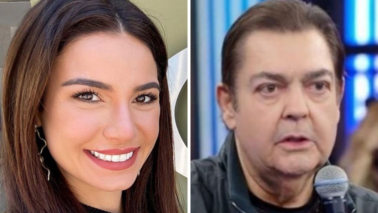 Escolhida por Faustão, Miss Julia Gama surge feliz nos bastidores da Band: “Me sinto realizada”
