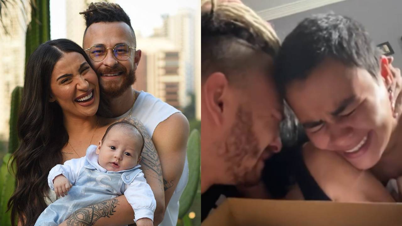 Namorado de Bianca Andrade emociona a web com vídeo de quando revelou à mãe que seria pai: “Chorei junto”