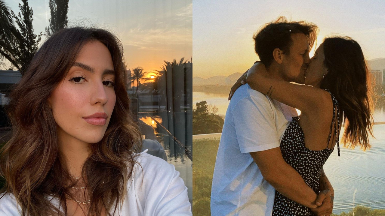 Gabi Brandt se revolta após brincadeira do sogro envolvendo crise entre ela e Saulo Poncio: “Expõe ao ridículo”