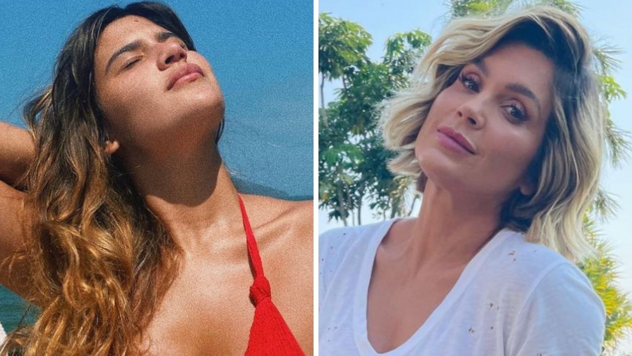 Giulia Costa diz que a mãe, Flávia Alessandra, incentiva sua liberdade: “Fala que tenho um corpão”