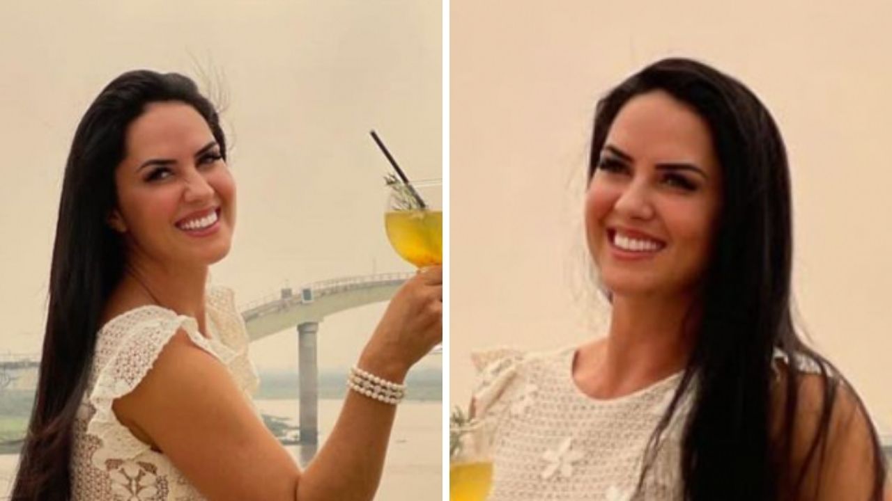 Graciele Lacerda posa com vestido totalmente transparente e empina o bumbum: “Senti o impacto”