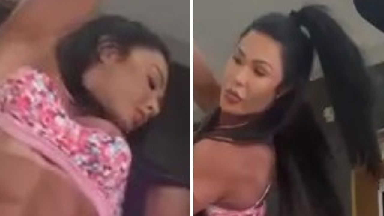 Só de lingerie, Gracyanne Barbosa sensualiza em pole dance e exibe corpão sarado: “Poderosa”