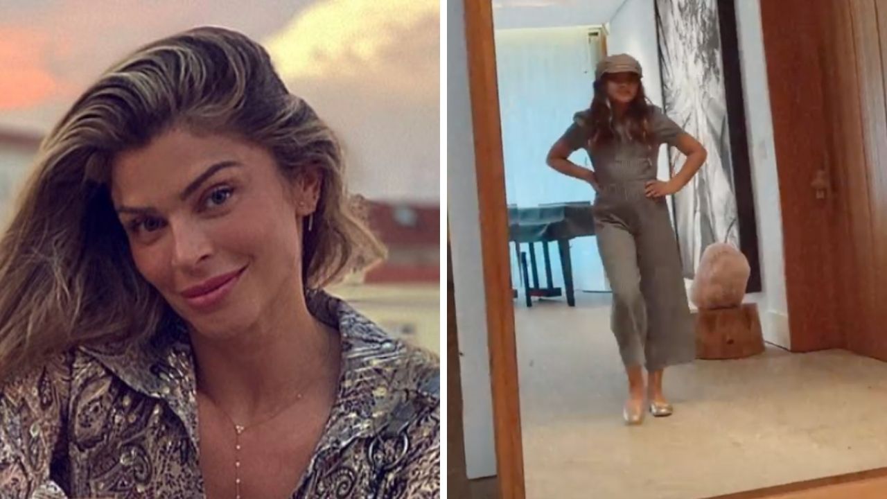 Grazi Massafera mostra a filha desfilando com look estiloso para ir à escola: “Ela está gigante”