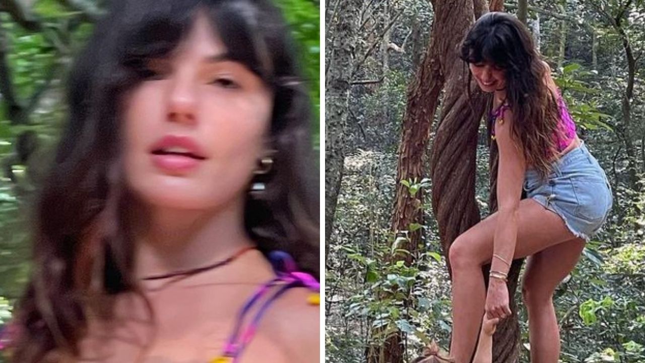 Isis Valverde aproveita dia na natureza com o filho Rael e encanta com beleza exuberante: “Perfeição”