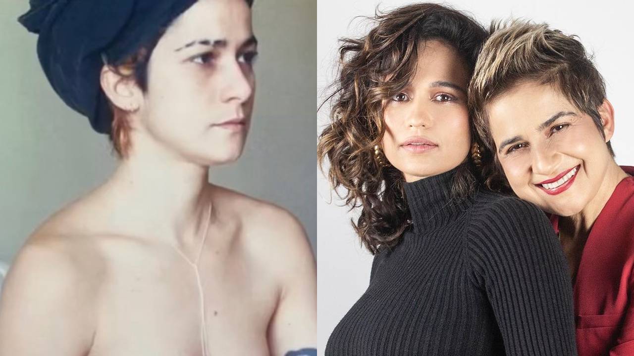 De topless, Lan Lanh deixa seios à mostra e faz Nanda Costa babar nas redes sociais: “Eu piro”