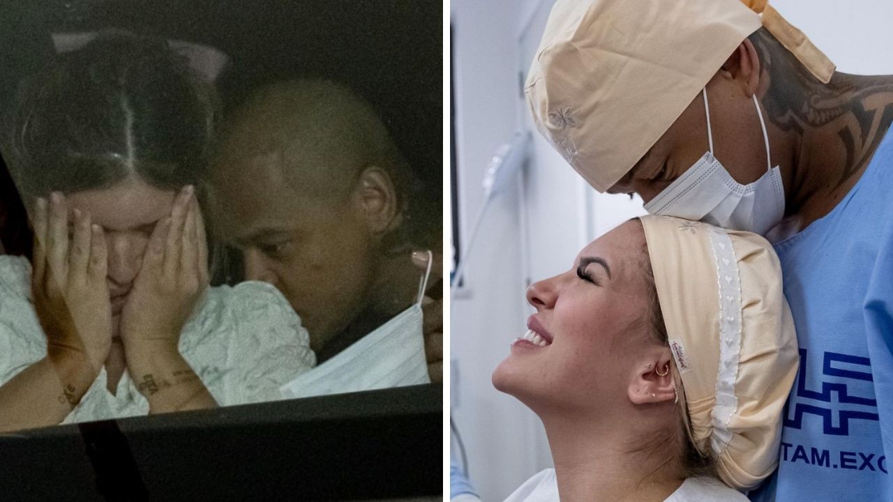 Lore Improta se comove com apoio de Leo Santana durante o parto: “Não teria conseguido sem ele”