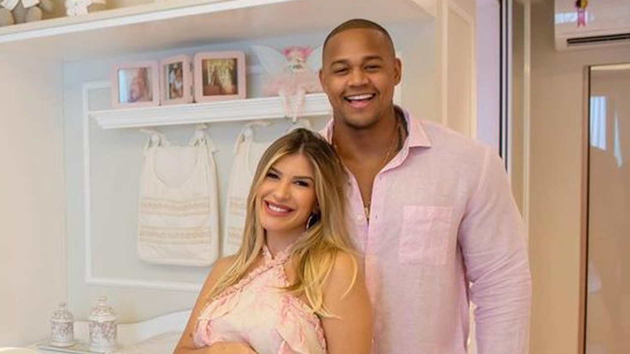Lore Importa e Léo Santana mostram detalhes do quartinho da bebê Liz, prestes a nascer: “Jardim encantado”