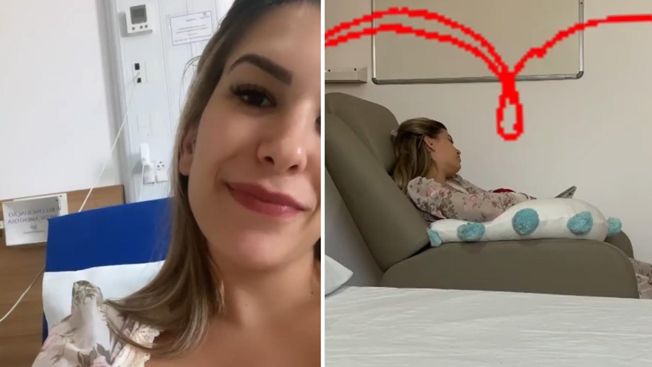 Após nascimento da filha, Lore Improta passa noite sem dormir e Léo Santana enaltece: “Mãe incrível”