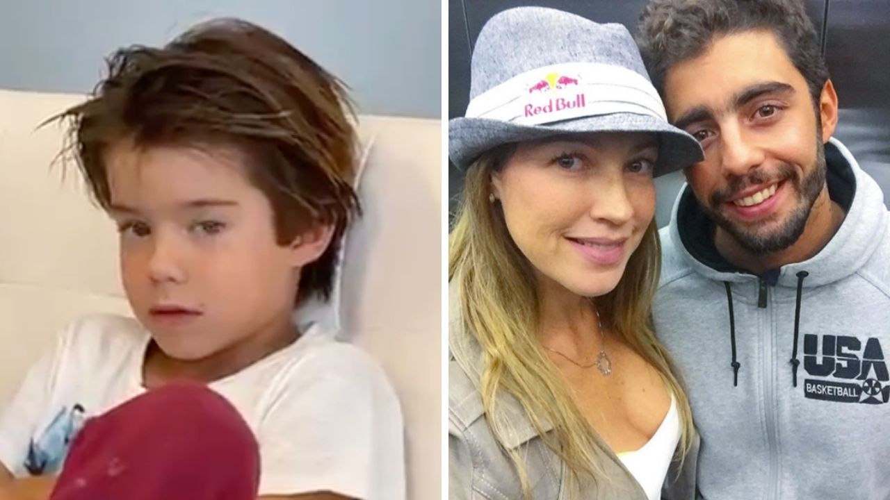 Filho de Luana Piovani e Pedro Scooby é infestado por piolhos pela sexta vez: “Cabeça muito gostosa”