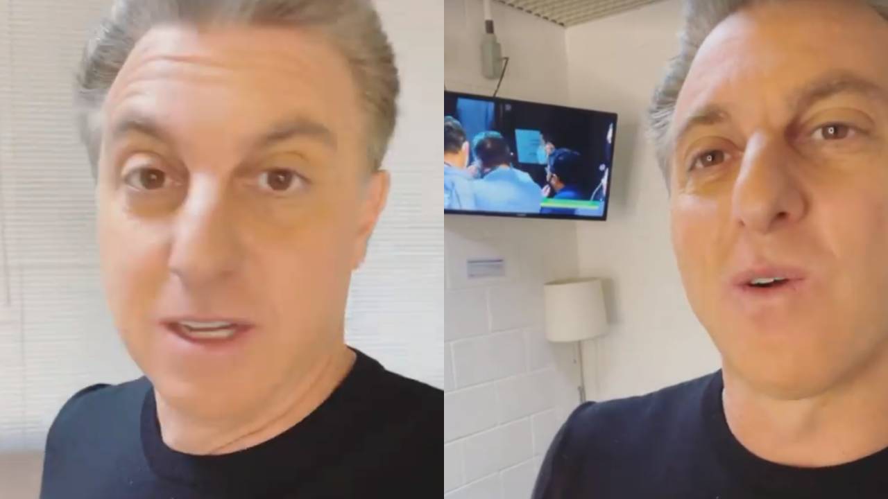 Prestes a estrear o ‘Domingão’, Luciano Huck surge tenso com cancelamento do futebol: “Vou entrar antes?”