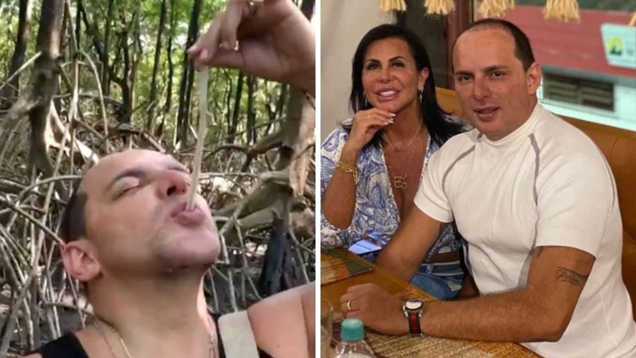 Hoje tem! Marido de Gretchen come molusco afrodisíaco e anima a cantora: “Dá aquele calor”