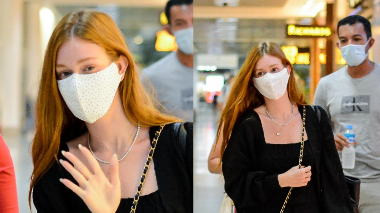 Marina Ruy Barbosa embarca toda estilosa e acessório chiquérrimo avaliado em R$ 48 mil rouba a cena